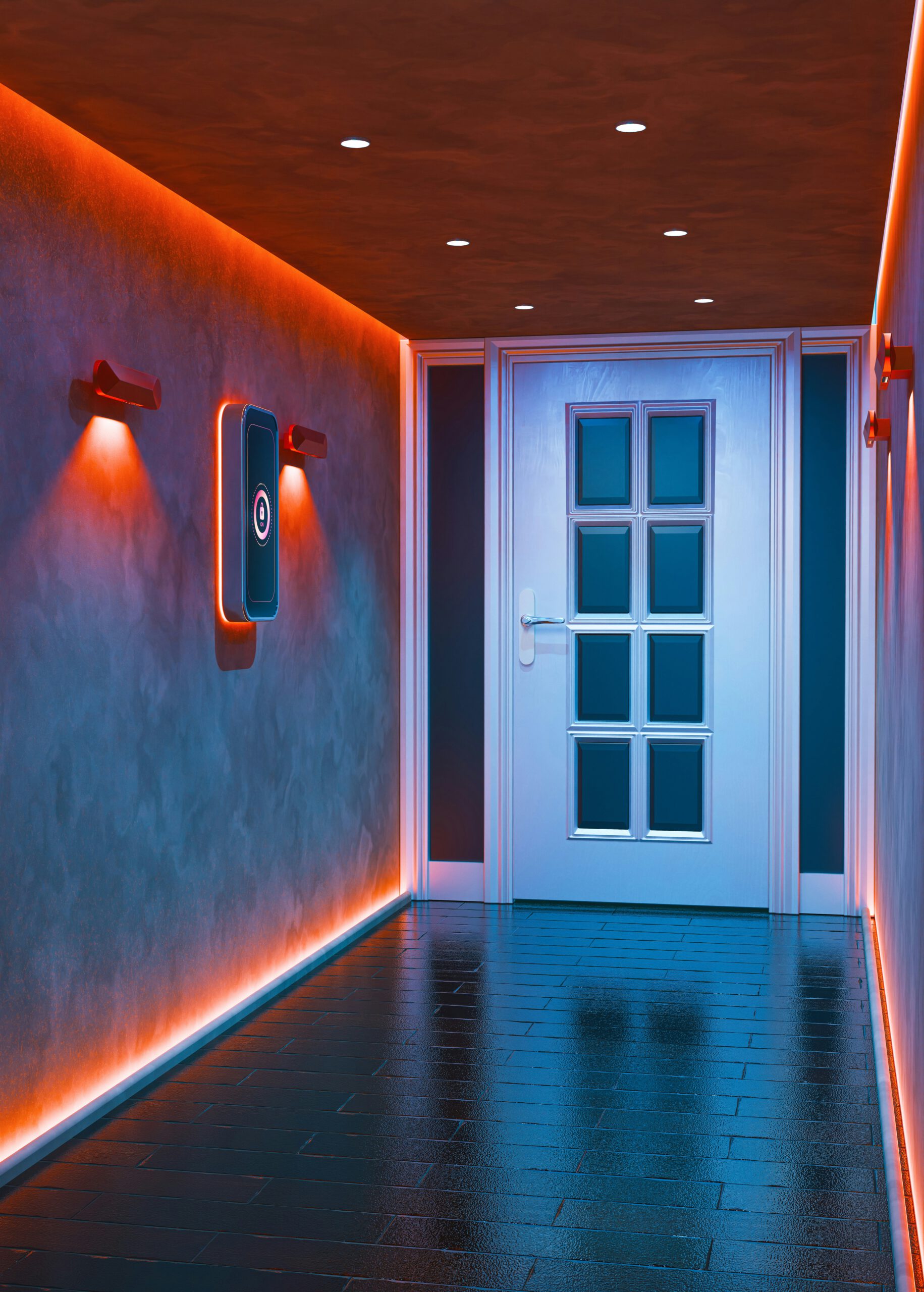 Hochwertige Lichtsteuerung im Premium Smart Home mit KNX und moderner Gebäudetechnik
